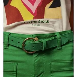 La Petite Etoile Green Vert Belt Womens Small
